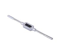 CEHJZQRPL Llave de macho de roscar manual ajustable M1-M25, soporte for llave, rosca métrica, mango, herramienta de escariador de roscado, accesorios(M6-M25)
