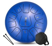 CEHJZQRPL Tambor de lengua de 12 pulgadas, 11 tonos, llave C, instrumentos de percusión de acero, tambor etéreo, tambor de mano con mazos de tambor, bolsa de transporte, regalo for principiantes, adul