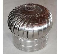 CEHJZQRPL Ventilador eléctrico para tejados, Tapa de Ventilador giratoria for Techo de turbina eólica, Acero Inoxidable 304, Varios tamaños(110mm/4.3in)
