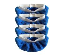 CEHTK Almohadillas de Microfibra para fregona de Vapor compatibles con limpiadores de Vapor portátiles, Fundas Lavables Reutilizables para el hogar, Color Azul Real