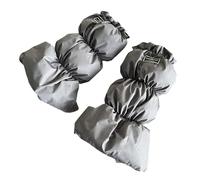 CEHTK Calentadores de piernas Acolchados de Invierno para Mujer, para Exteriores y Deportes, con Etiqueta de Letras estética, Acampanados, puños y Calcetines para Botas, Color Gris.