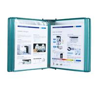 CEHTK Organizadores de Pared de 10 Bolsillos con Compartimento de fácil Acceso para almacén, Taller y Laboratorio (Verde)