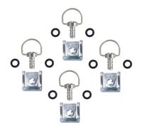 CEHTK Tornillos de liberación rápida para Motocicletas, Cierres de competición, 1/4 de Vuelta, Anillos en D de 14 mm y 19 mm, Pernos y Tornillos para carenado de competición.