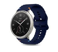 CeiBand 20mm Correas para Amazfit GTS 4/3/2e/2/GTR Mini/GTR, Pulsera Reemplazo de Reloj, Silicona Banda, 20 mm Correa de Deportiva para Amazfit Active 2/Bip 3/3 Pro - Azul oscuro