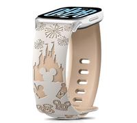 CeiBand 22mm Correa Compatible con Xiaomi Redmi Watch 5 Active/5 Lite, Pulsera Reloj de Grabado Dibujos Animados, Mujer Silicona Deportiva Banda para Xiaomi Watch S4 Sport/S3/2 Pro/S1 - Blanco Rosa