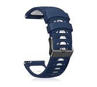 CeiBand 22mm Silicona Correa, Hombres Mujer Deportiva Impermeable Transpirable Muñequeras Pulseras de Repuesto Correas para Reloj Inteligente Samsung Amazfit Huawei Garmin Xiaomi - Azul/Blanco