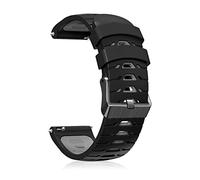 CeiBand 22mm Silicona Correa, Hombres Mujer Deportiva Impermeable Transpirable Muñequeras Pulseras de Repuesto Correas para Reloj Inteligente Samsung Amazfit Huawei Garmin Xiaomi - Negro/Gris