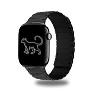 CeiBand Correas Magnética Compatible con Apple Watch Series 11 42mm/38mm/40mm/41mm, Correa Pulsera de Repuesto de Silicona Ajustable Correas para iWatch Series 11 10/9/8/7/6-1 SE3 - Negro