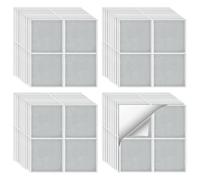 CEIEVER Azulejos Adhesivos Cocina 40 Piezas 15x15cm Vinilo Pared Vinilos de Pared Decorativos Baldosas Adhesivas, Pegatinas de Baldosas para Decor Azulejos Muebles Baño