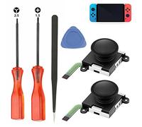 CEIEVER Juego de reparación de joystick analógico, 3D, juego de reparación para joystick de Nintendo Switch, mando de Joy-Con analógico, herramientas de reparación, 6 piezas