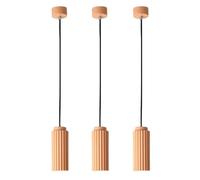 Ceiling 3 Pack Linear Light Kitchen Island Long Tube Small Chandelier Roman Columns Aluminum Hanging Ceiling Lamp Nordic Scandinavian Clear Decor Pendant Lights for Dining Room.