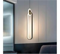 Ceiling American Industrial Gold Acrylic Fixtures, LED Minimalist Pendant Lighting, Dining Room, Cafe, Bedroom, Study, Kitchen Island, Bar