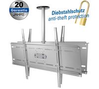 Ceiling bracket for 2x flat screens for screens 37' - 60' (94 - 152 cm