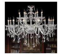 Ceiling Chandelier Lamp, LED Modern Chandelier Lamp, Large Luxury Crystal Chandelier Living Room Lustre Modern 18 Arm Chandeliers Light Fixture Wedding Decoration,Modern LED Chandelier Good Made in