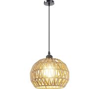 Ceiling Chandelier Vintage Natural Rattan Lampshade Pendant Light Farmhouse Light Fixtures Cafe Chandelier Decorative Lights