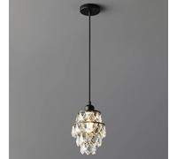 Ceiling Classical American Light, Crystal Gold Chandelier, Creative Personalised Pendant Ceiling Fixture Lamp for Bedroom, Study Hanging Lights