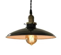 Ceiling Creative Color Chandelier Lampshade, American Style Metal Pendant Light, E27screw Single-Head Hanging Lamp, Balcony Bar Decoration Ceiling Lighting Fixtures