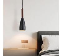 Ceiling Creative Japanese Light, Lanyard Adjustable LED Chandelier, Natural Stone Pendant Ceiling Fixture Lamp for Bedroom, Study Room, Cafe