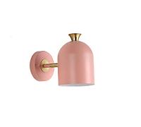 Ceiling Creativity E27 LED Wall Lamp AC Indoor Bedside Bedroom Living Room Restaurant Lighting Sconces Fixture, Wall Sconces (Color : Pink, Size : Warm White (2700-3500K))