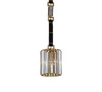 Ceiling Crystal Chandelier Lighting Fixture for Bedroom Hallway Bar Kitchen Bathroom Elegant Golden Hexagon Pendant Light