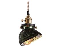 Ceiling Dark Green Japanese Retro Style Lighting Lamps, E27 Brass Chandelier, Used for Entrance of The Kitchen Island Restaurant Bedroom Corridor