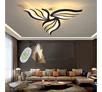 Ceiling Dimmable LED Ceiling Light with Remote Control Flower Acrylic Shade Chandelier Living Bedroom Kids Room Kitchen Islands and Office Flush Mount Fixture for Lounge Styli