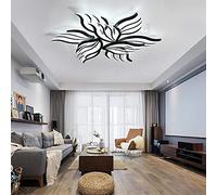 Ceiling Dimmable LED Ceiling Light with Remote Control Flower Acrylic Shade Chandelier Living Bedroom Kids Room Kitchen Islands and Office Flush Lighting Fixture for Lounge