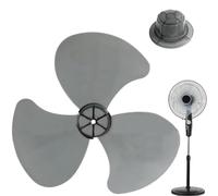 Ceiling Fan Propellers - 3-Leaves Fan Propeller | Powerful Parts Accessories | Durable Black PP Fans Blade 35cm for Ceiling, Pedestal, Standing Fans, Ideal for Home And RV Ventilation, Lightweight And