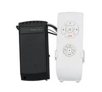 Ceiling Fan Remote Control, Small Size Remote Control and Receiver for Ceiling Fan and Lamp, Adjustable Wind Speed Transmitter, 3-Speed Fan Controller with Timer, Light Control for Home Use