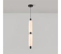 Ceiling French Chandelier, White Acrylic Hollow Lighting Fixtures, LED Light Source Hanging Lights, Bedside Bedroom Cafe Dining Room Kitchen Island Den