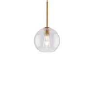 Ceiling Globe Pendant Light Chandelier Kitchen Island Living Room Adjustable Sphere Hanging Lamp Fixture for Dining Table Loft Bar Hallway Farmhouse 20cm Size Gradient Glass