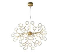 Ceiling Hand Blow Glass Sputnik Chandelier Firefly Pendant Lighting Hanging Lamp with G4 Indoor Decor Ceiling Light Fixture for Dining Room Kitchen Bedroom