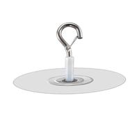 Ceiling Hook Adhesive, Strong Bond Hook, Easy Install Design, Removable Wall Catch, Nursery Mobile Holder, Balloon Banner Catch, LED String Light Clip, Party Decor Bedroom Tile Metal Use