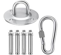 Ceiling Hook Hanging Chair Premium Stainless Steel Bracket Up To 400kg for Hanging Chair Hammock Punching Bag Sling Trainer Yoga Cloth Awning Nest Swi