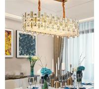 Ceiling Iluminación de lámpara de araña de Oro Moderna para viviendo lámparas de Cristal de Lujo Comedor del Comedor Lustración Cristal Redonda lámpara Colgante
