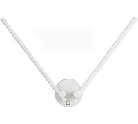 Ceiling Indoor Wall, Swing Arm Wall Lamp, Wall Light with Switch, LED Bedside Reading Light, Bathroom Vanity Light, Wall Mounted Lighting for Bedroom Living Room Hallway (Color : White, Size :