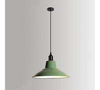 Ceiling Industrial Pendant Light Fixture Red Adjustable Barn Metal Hanging Light Vintage E27 Farmhouse Iron Art Chandelier For Kitchen Island Loft Workshop 1-Light Small