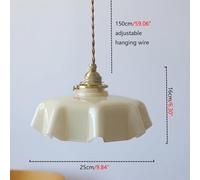 Ceiling Japanese Flower Shape Lamps and Lanterns, E27 Brass Chandelier, Dining Room Balcony Corridor Ceiling Light Fixtures