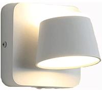 Ceiling LED Adjustable, Living Room Swivel Up and Down Luminous Bedside Lamp with Switch, Indoor Reading Wall Light, for Bedroom, Corridor, Gallery, Three-Color Dimming (Color