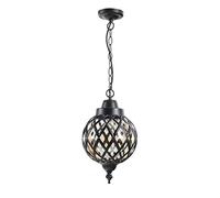 Ceiling LED Chandelier Lamp, European Style Chandelier, Outdoor Waterproof Hanging Light, Single Head Metal Pendant Lamp, Ceiling Light, Lighting Fixture Compatible with Courtyard Corridor