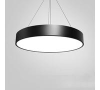 Ceiling LED Chandelier Pendant Light Round Acrylic & Aluminum Alloy Creative Ceiling Lamp for Supermarkets and Home Decor Stylish Hanging Fixture in White