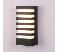 Ceiling LED Light, Black Aluminum Lamp, Minimalist Waterproof Square Outdoor Porch Lights, IP65 Wall Lamps for Garden Patio Balcony Pathway (Color : 3000k-12w)