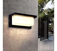 Ceiling LED Light, IP65 Waterproof Square Outside Lights, Motion Sensor Exterior Lighting Fixture, Outdoor Wall Lamps for Patio Balcony Garage Workshop (Color : 3000k-m)