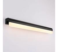 Ceiling LED Lights, Bathroom Light Over Cabinet, Makeup Front Lighting Fixture, 14W Bath Wall Lamp Vanity for Mirror Cabinets Dressing Table (Color : Black-3000k)