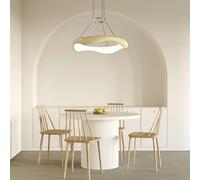 Ceiling LED Metal with Remote Control Creative Round Dining Table Chandelier Nordic Hanging Lamp Indoor recessed Lighting Bedroom Living Room Lounge Restaurant dimmable li