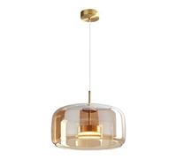 Ceiling Light, Light Luxury Glass Pendant Lights - Nordic LED Ceiling Hanging Light Fixtures in Various Styles for Living Room, Kitchen, Bedroom. Modern Luminaire Suspension Lamp Dec (Color : D) LRUII