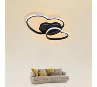 Ceiling Love Heart Dimmable LED Ceiling Lamp with Remote Control Romantic Warm Light Chandelier for Living Dining Room Bedroom Acrylic Shade Stylish Home Lighting