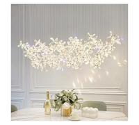 Ceiling Luxury LED Chandelier Large Flower Shaped Crystal Decorative Lighting Fixture, Home décor
