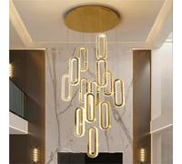 Ceiling Luxury LED Crystal Chandeliers Villa Living Room Lighting Decorate Indoor Attic Hotel Ceiling Pendant Lights Fixture, Home décor