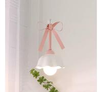 ceiling Petal Glass Flower Pendant Light Pink White Ceramics Petal Pendant Light For Kids Room Green Long Linear Ceiling Hanging Lamp Floral Chandelier For Kitchen Island Dining Room Table Nursery Bat